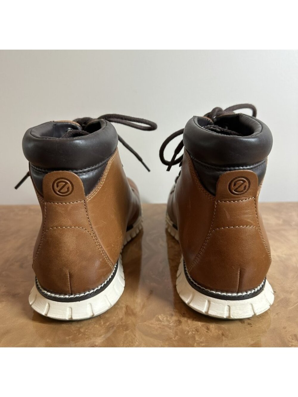Cole Haan 5.ZERØGRAND Street Hiker Boots Men's 10.5 M Brown Leather - Picture 4 of 9